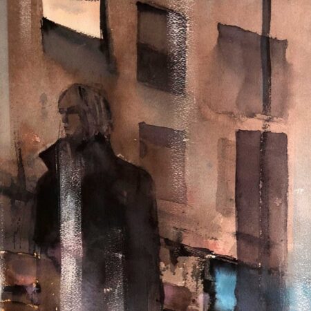 <strong>Dimension: </strong>74 x 54 cm <strong>Technique: </strong>watercolor on paper <strong>Edition:</strong> unique <strong>Status:</strong> sold