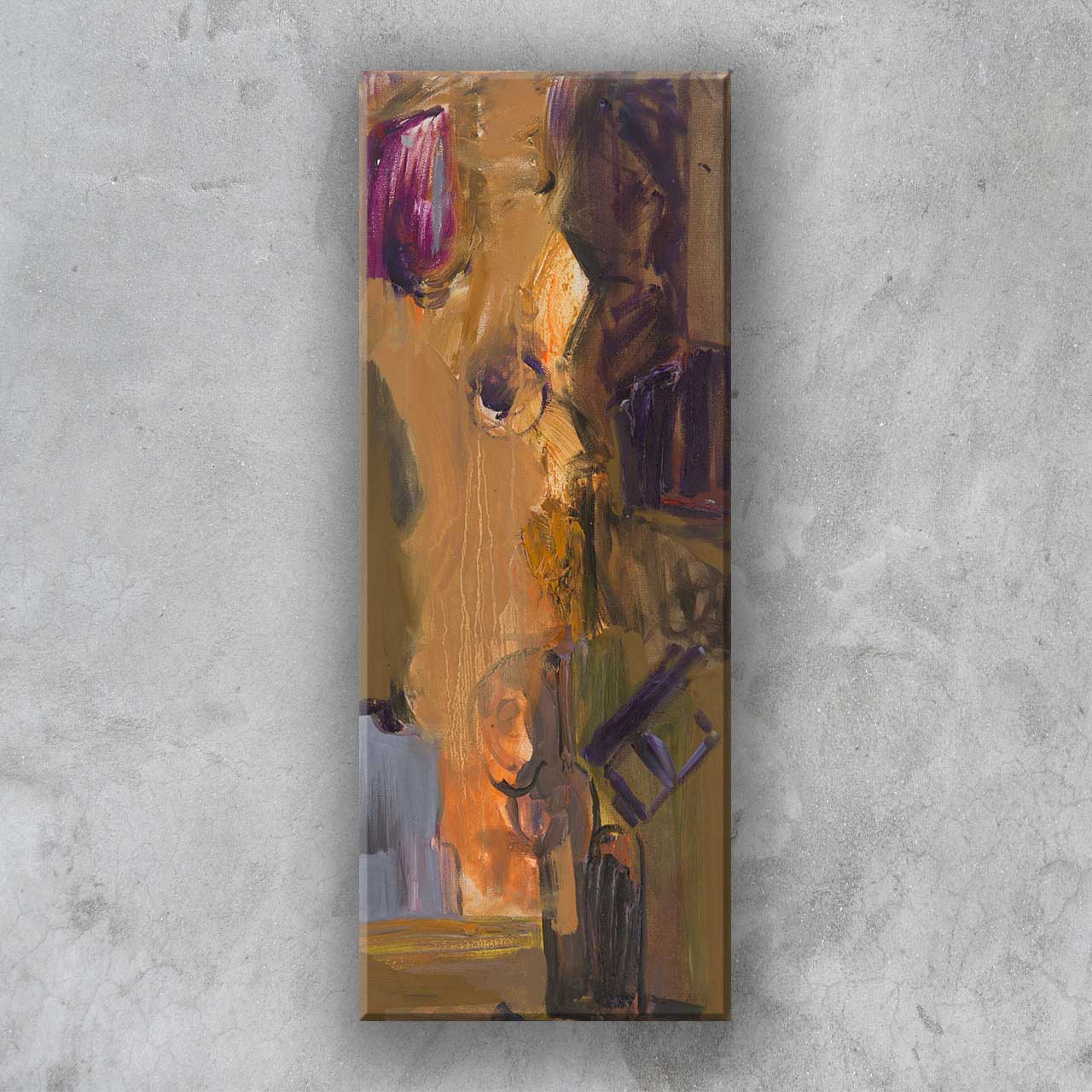 <strong>Dimension: </strong>50 x 20 cm <strong>Technique: </strong>oil on canvas <strong>Edition:</strong> unique <strong>Status:</strong> available