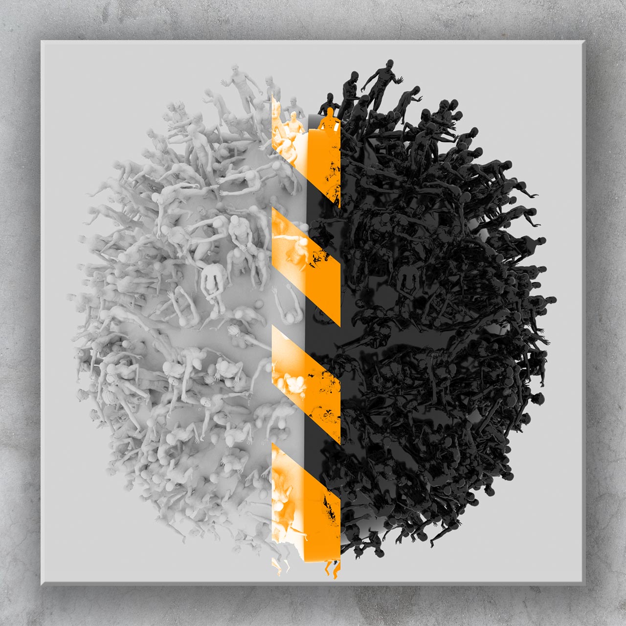 <strong>Dimension:</strong> 90 x 90 cm <strong>Technique:</strong> CGI, print on canvas <strong>Edition:</strong> 1/3 <strong>Status:</strong> available