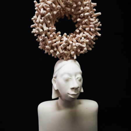 <strong>Dimension: </strong>35 x 25 x 70 cm / dim. variable <strong>Technique: </strong>ceramic clay / thermal treatment 1200 C <strong>Edition:</strong> unique <strong>Status:</strong> available
