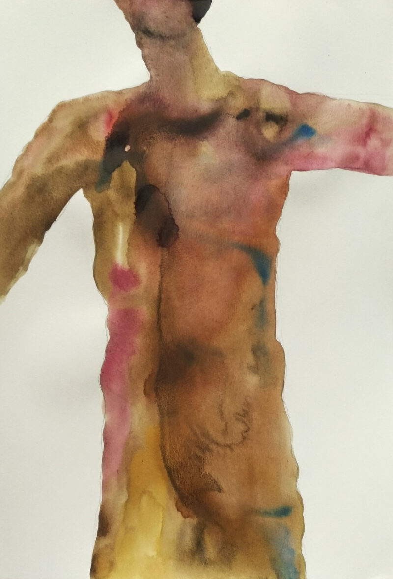 <strong>Dimension:</strong> 30 x 42 cm <strong>Technique: </strong>watercolor on paper <strong>Edition:</strong> unique