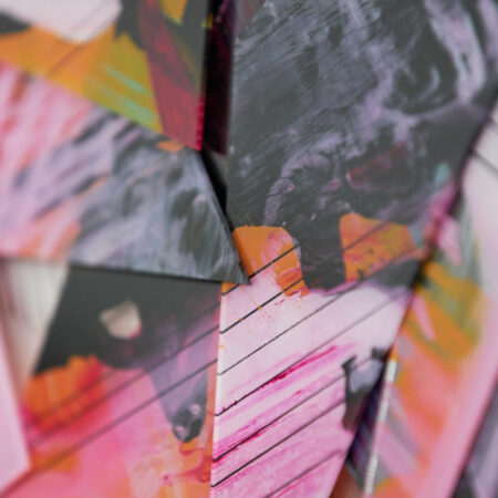 <strong>Dimension:</strong> 50 x 50 x 3 cm <strong>Technique:</strong> mixed media, acrylic paint on plexiglass <strong>Edition:</strong> unique <strong>Status:</strong> available