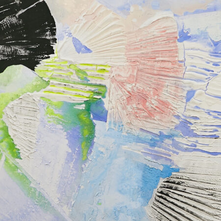 <strong>Dimension:</strong> 100 x 160 cm <strong>Technique:</strong> acrylic, copolymer paste on canvas <strong>Edition:</strong> unique <strong>Status:</strong> available