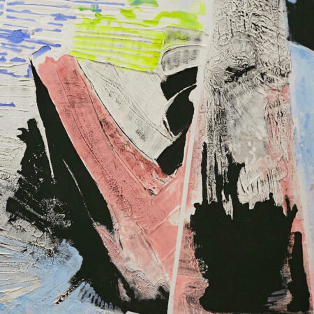 <strong>Dimension:</strong> 100 x 160 cm <strong>Technique:</strong> acrylic, copolymer paste on canvas <strong>Edition:</strong> unique <strong>Status:</strong> available