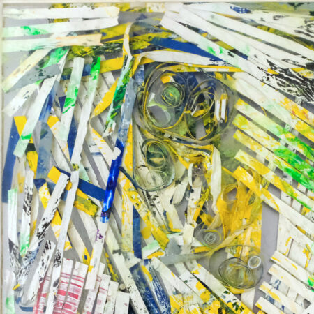 <strong>Dimension:</strong> 40 x 40 x 5 cm <strong>Technique:</strong> acrylic, resin <strong>Edition:</strong> unique <strong>Status:</strong> available