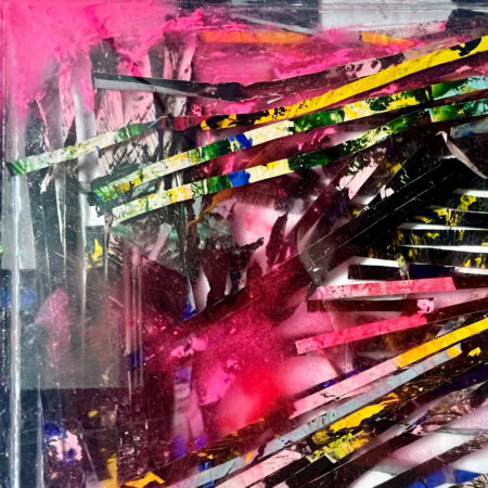 <strong>Dimension:</strong> 40 x 40 x 4 cm <strong>Technique:</strong> acrylic, resin <strong>Edition:</strong> unique <strong>Status:</strong> available