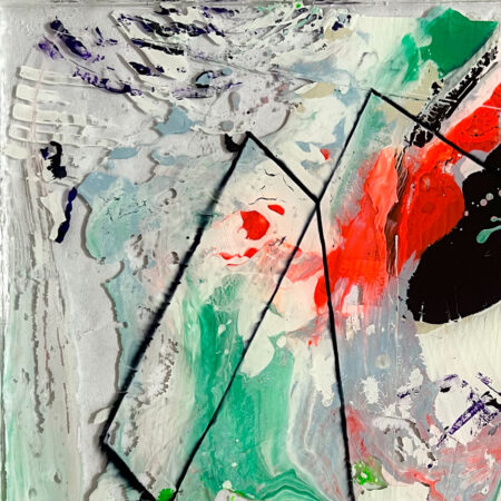 <strong>Dimension:</strong> 40 x 40 x 4 cm <strong>Technique:</strong> acrylic, resin <strong>Edition:</strong> unique <strong>Status:</strong> available