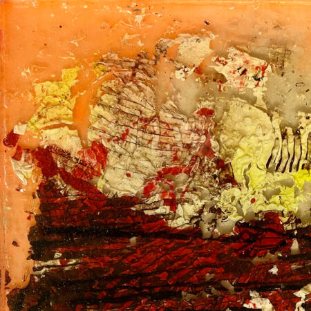 <strong>Dimension:</strong> 40 x 40 x 5 cm <strong>Technique:</strong> acrylic, resin <strong>Edition:</strong> unique <strong>Status:</strong> available