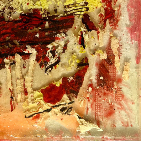 <strong>Dimension:</strong> 40 x 40 x 5 cm <strong>Technique:</strong> acrylic, resin <strong>Edition:</strong> unique <strong>Status:</strong> available
