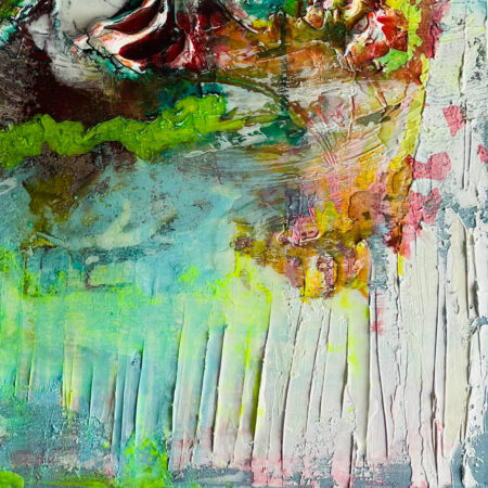 <strong>Dimension:</strong> 70 x 70 cm <strong>Technique:</strong> acrylic, resin, modeling paste on canvas <strong>Edition:</strong> unique <strong>Status:</strong> available